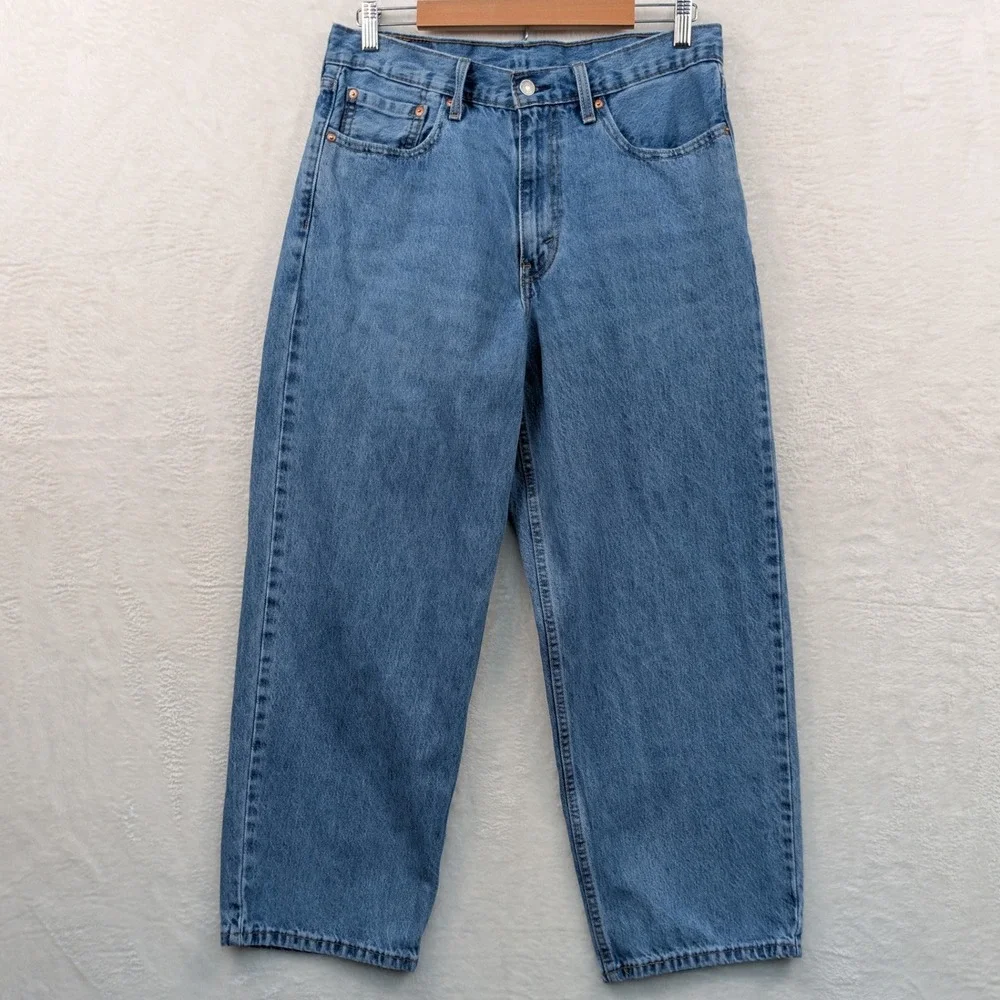 Levi's 578 Jeans Mens 34x29 Blue Baggy Loose Fit Skate Streetwear Grunge Red Tab